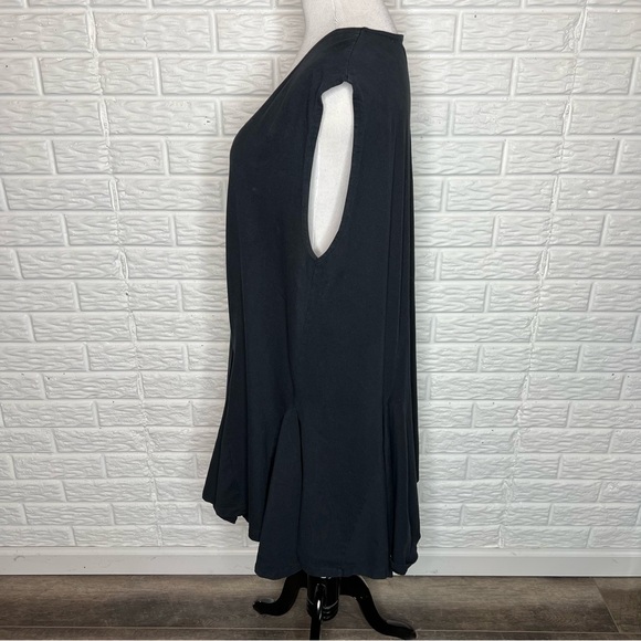 Free People Black V-Neck Dress - Picture 8 of 11